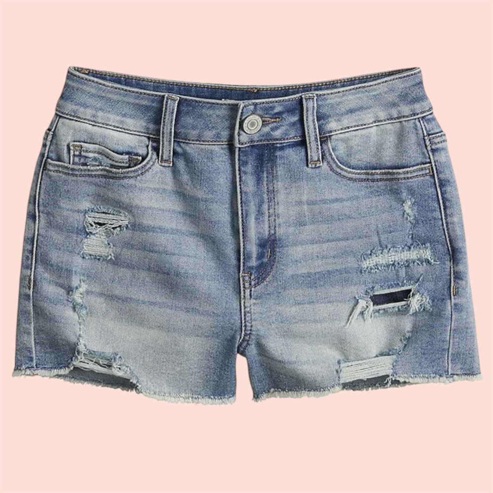 High Rise Shortie Shorts 13/31W